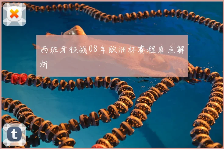 西班牙征战08年欧洲杯赛程看点解析